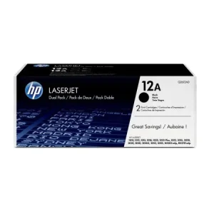 HP 12A Dual Pack Original Toner Cartridge