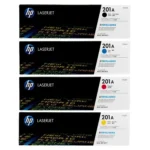 HP 201A CMYK Original Toner Cartridge Set